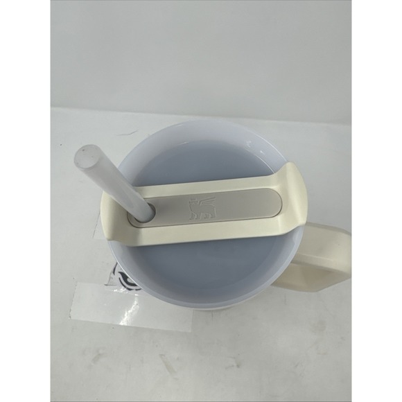 STANLEY Adventure Quencher Travel Tumbler Cup 40‎ Oz Cream White Very Good Used - Picture 2 of 7